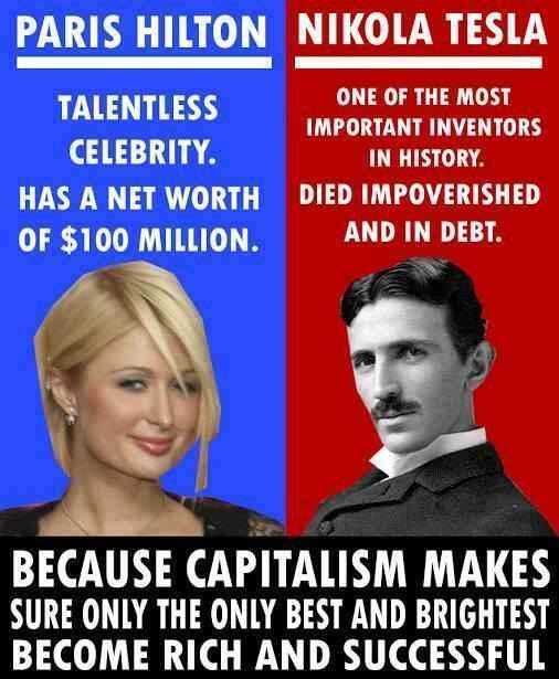 Im Kapitalismus werden nur die hellsten Köpfe reich